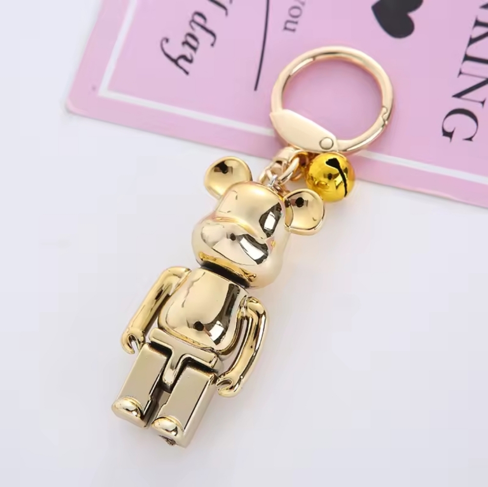 Gold Bear Keychain - Picture 2 of 2
